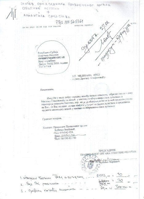 NEGOTIN, febr.2010.JKPMedijana 1