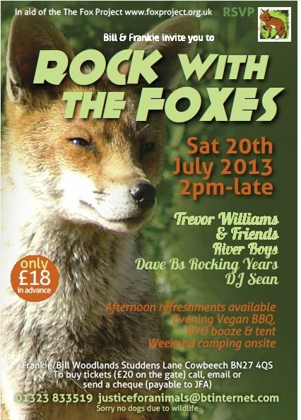 rock with the foxes 2013