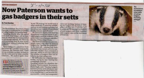 Paterson gas badgers